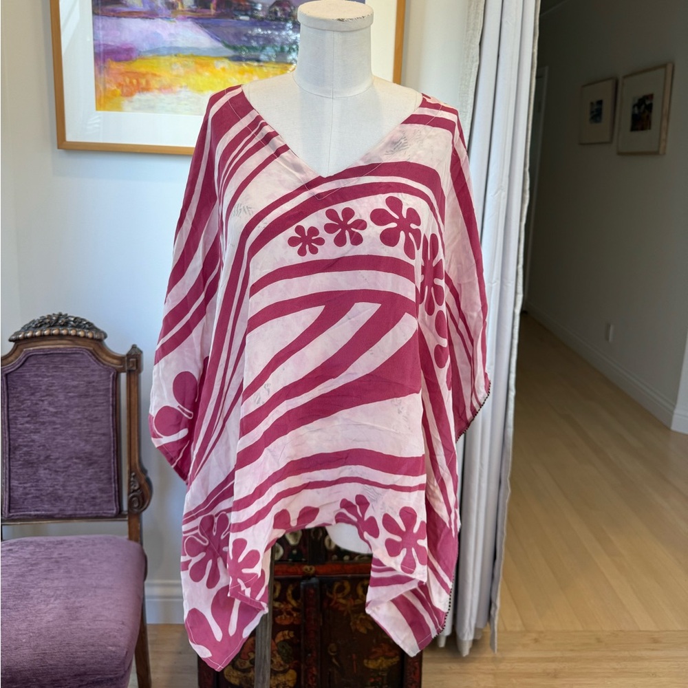Sun Child Silk Caftan Shirt